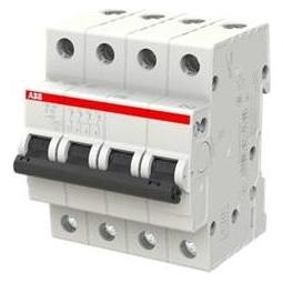 ABB AUTOMATSIKRING C10A 4P 6KA 4M (10 A) (2CDS214001R0104)