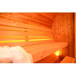 Wolff Finnhaus LED-Hintergrundbeleuchtung für Saunafass de luxe