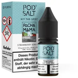 Pacha Mama Strawberry Kiwi - Fusions 10ml NicSalt Liquid by Pod Salt