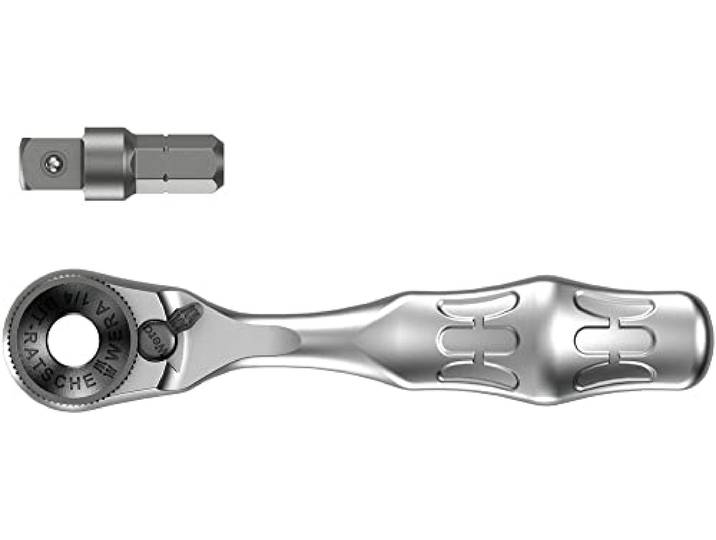 Wera 8001 A Mini-cliquet à embouts ¼\ SB à emmanchement ¼\ \, 2 pièces