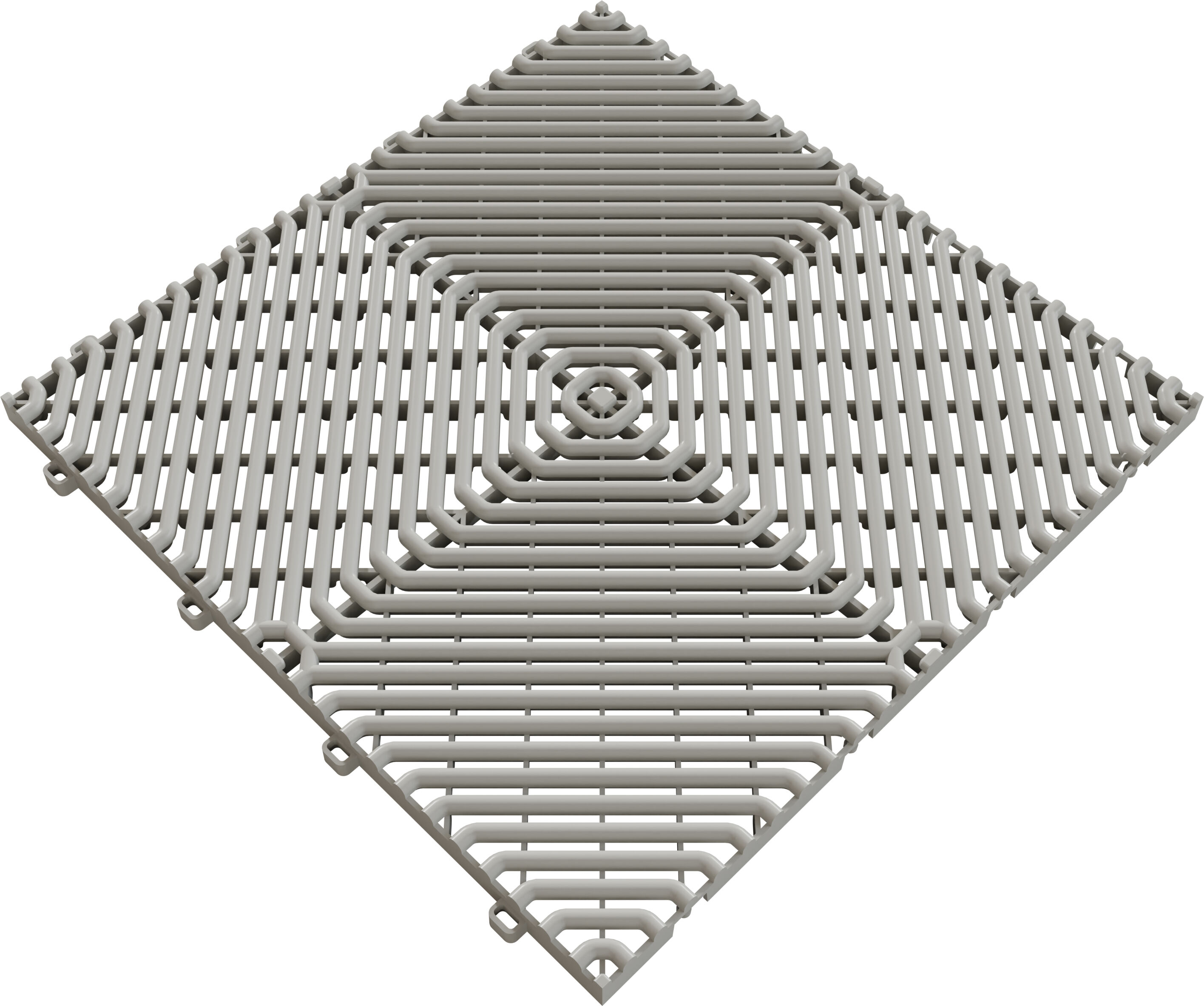B2B Partner Rutschfeste Fliese, grau, 385 x 385 x 17 mm, 10er-Pack