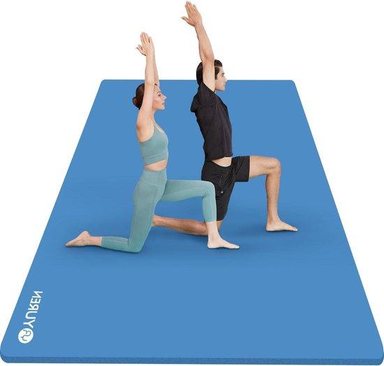 Famanu Yoga Mat Extra Dick - 20mm - Großformat 200×130cm - NBR Fitnessmat XXL für Komfortable Übungen