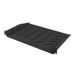 Lanberg AK-1008-B, Regalboden, Schwarz, 20 kg, 1U, 48,3 cm (19 Zoll), 482,6 mm