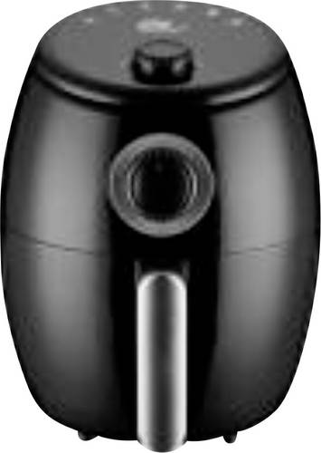 Elta AF-1000.1M Heißluftfritteuse 2l 1000W Kontrollleuchte, Timerfunktion Schwarz, Silber