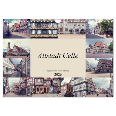 Altstadt Celle (Wandkalender 2026 DIN A4 quer), CALVENDO Monatskalender