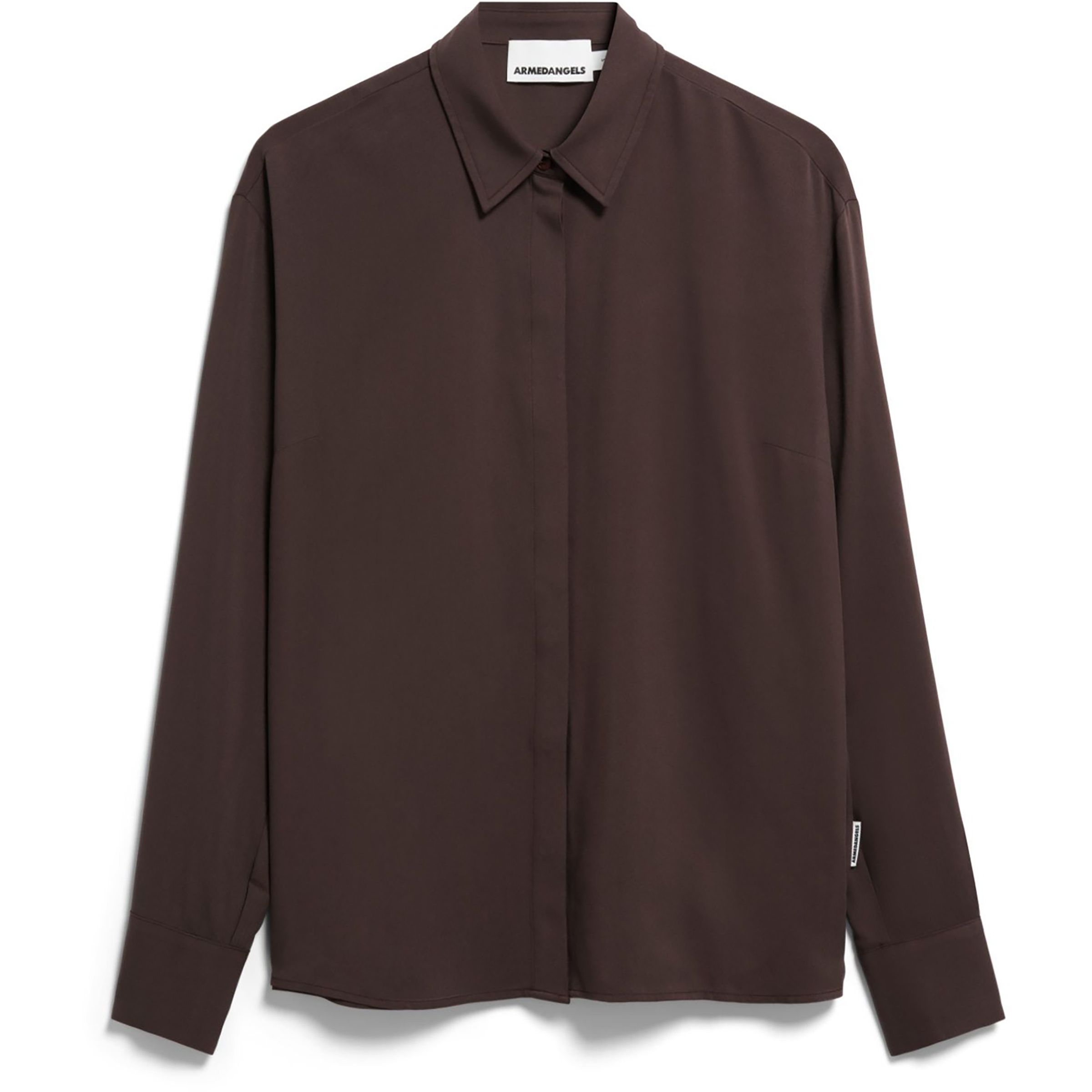 Armedangels Larisaana Damen Blusen braun Größe S Lifestyle Kühlend