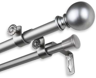 InStyleDesign Orb Adjustable Double Curtain Rod