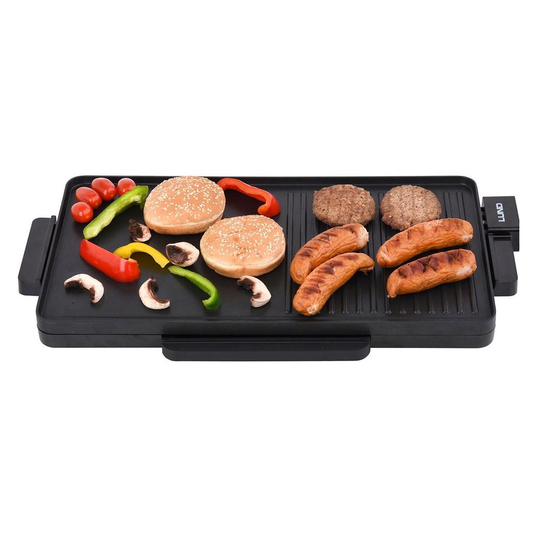 Toya LUND Elektro-Tischgrill - 2000W - 49X27CM (T67453)