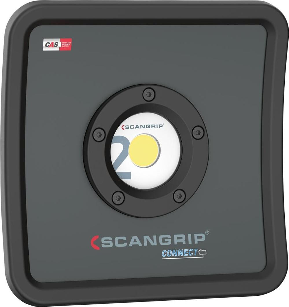 SCANGRIP Nova 2 Connect COB LED Werklamp, zwart, 16 W, 6000 K, IP30, IK07