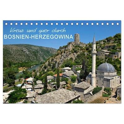 Kreuz und quer durch Bosnien-Herzegowina (Tischkalender 2027 DIN A5 quer), CALVENDO Monatskalender