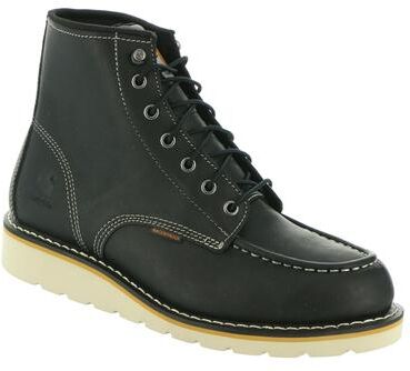 "Carhartt 6"" Wedge Waterproof Boot - Mens 9.5 Black Boot Medium"