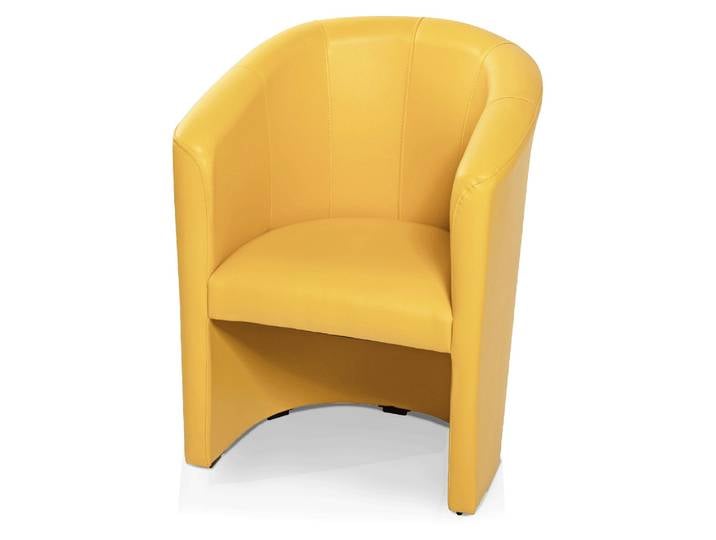 ABIZA Cocktailsessel, Material Kunstleder, gelb