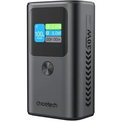 Choetech Power Bank B701 10000mAh PD30W (Grey) (10000 mAh, 30 W), Powerbank, Grau