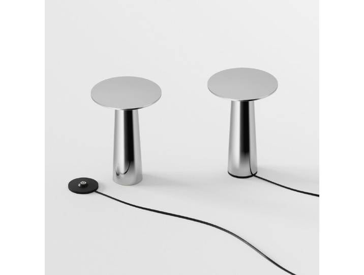 IP44.de Akku-Tischleuchte lix mini - chrome Clean, Modern Akkube