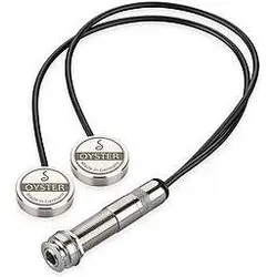 Schaller Oyster D/S nickel (Instrumenten Tonabnehmer), Zubehör Instrumente, Silber