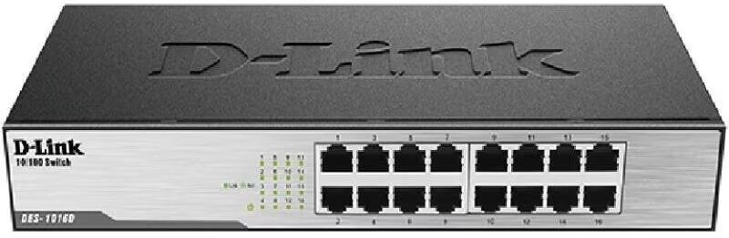 Switch D-Link Des-1016d 16 Puertos 10/100mbps Talla Única Unisex