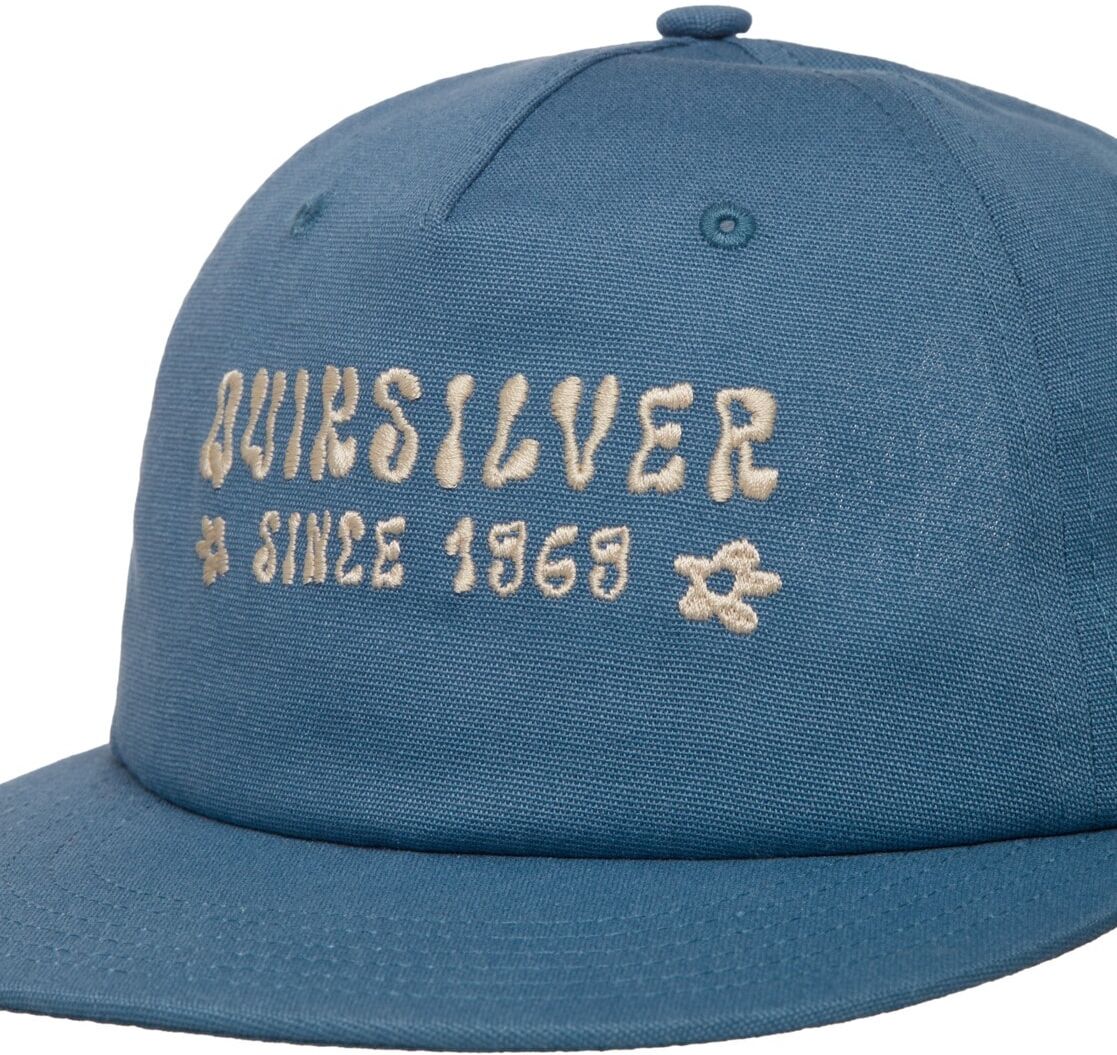 Snapback Cap QUIKSILVER "Qs Frassnassa", Herren, blau (riviera), Baumwolle, Caps Snapback Cap riviera Einheitsgröße