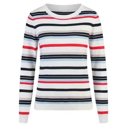 Rundhals-Pullover BASLER mehrfarbig, 48