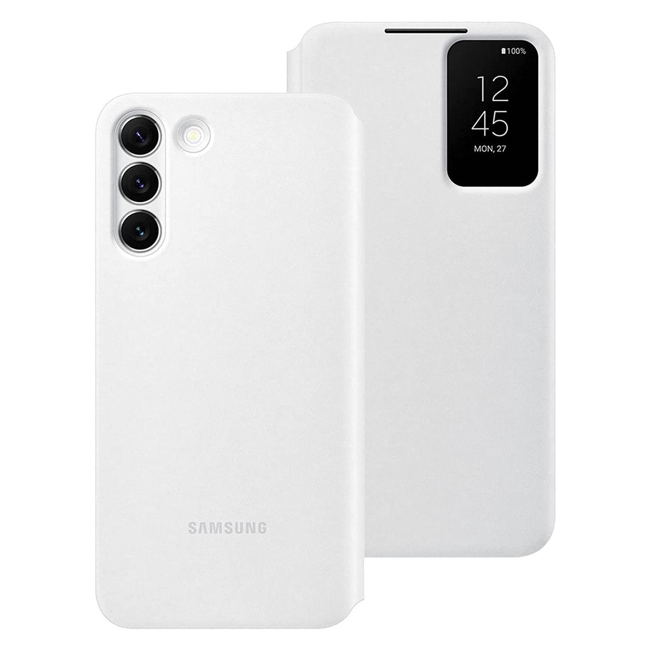 Samsung Galaxy S22+ S906 Smart Clear View Cover (EE) (Samsung Galaxy S22+) (EF-ZS906CWEGEE)