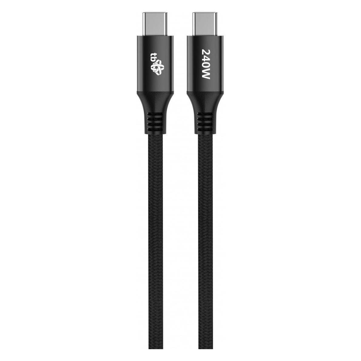 Lenovo Cable USB C - USB C black (1 m, USB 2.0, 240 W) (AKTBXKUCCOSI10B)
