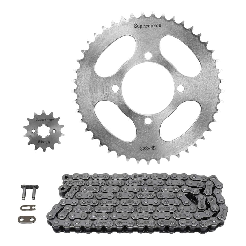 Kit chaîne 14x45 Supersprox Yamaha YBR 125 07-17