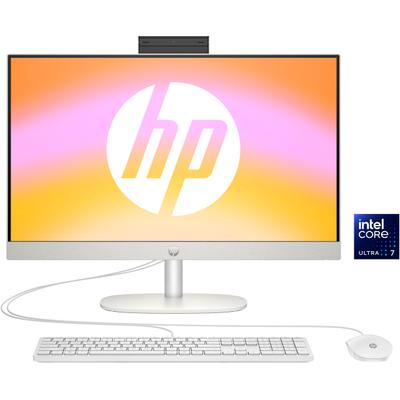 HP All-in-One PC "24-cr1202ng", weiß (shell weiß), Windows 11, 23,8 ″, 16 GB RAM 512 GB SSD, Desktop-PCs