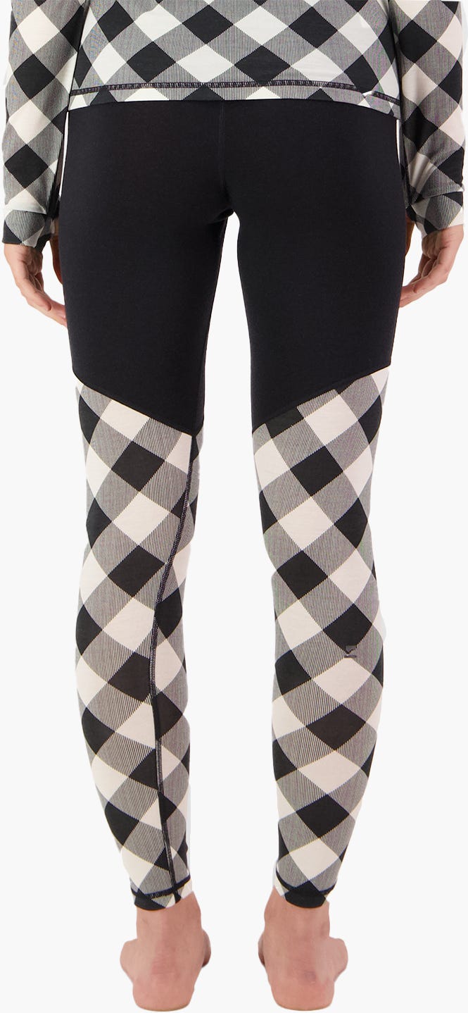 MONS ROYALE WMN CASCADE LEGGING  - CHECK BLACK - Woman