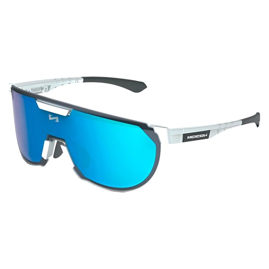 Scicon AEROTRAIL cykelbriller white gloss/multimirror blue (White Gloss, Multimirror Blue) (EY430308)