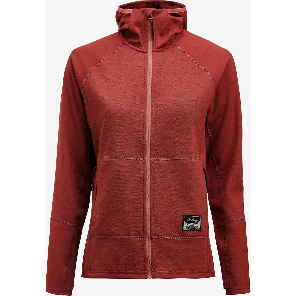 Lundhags Tived Merino Hoodie W rosewood (58450) XS 46018-24-58450-XS
