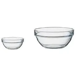 Esmeyer Glasschale Empilable, Inhalt: 2.600 ml Salatschale, Durchmesser: 230 mm, Höhe: 105 mm, stapelbar, Schüssel + Schale