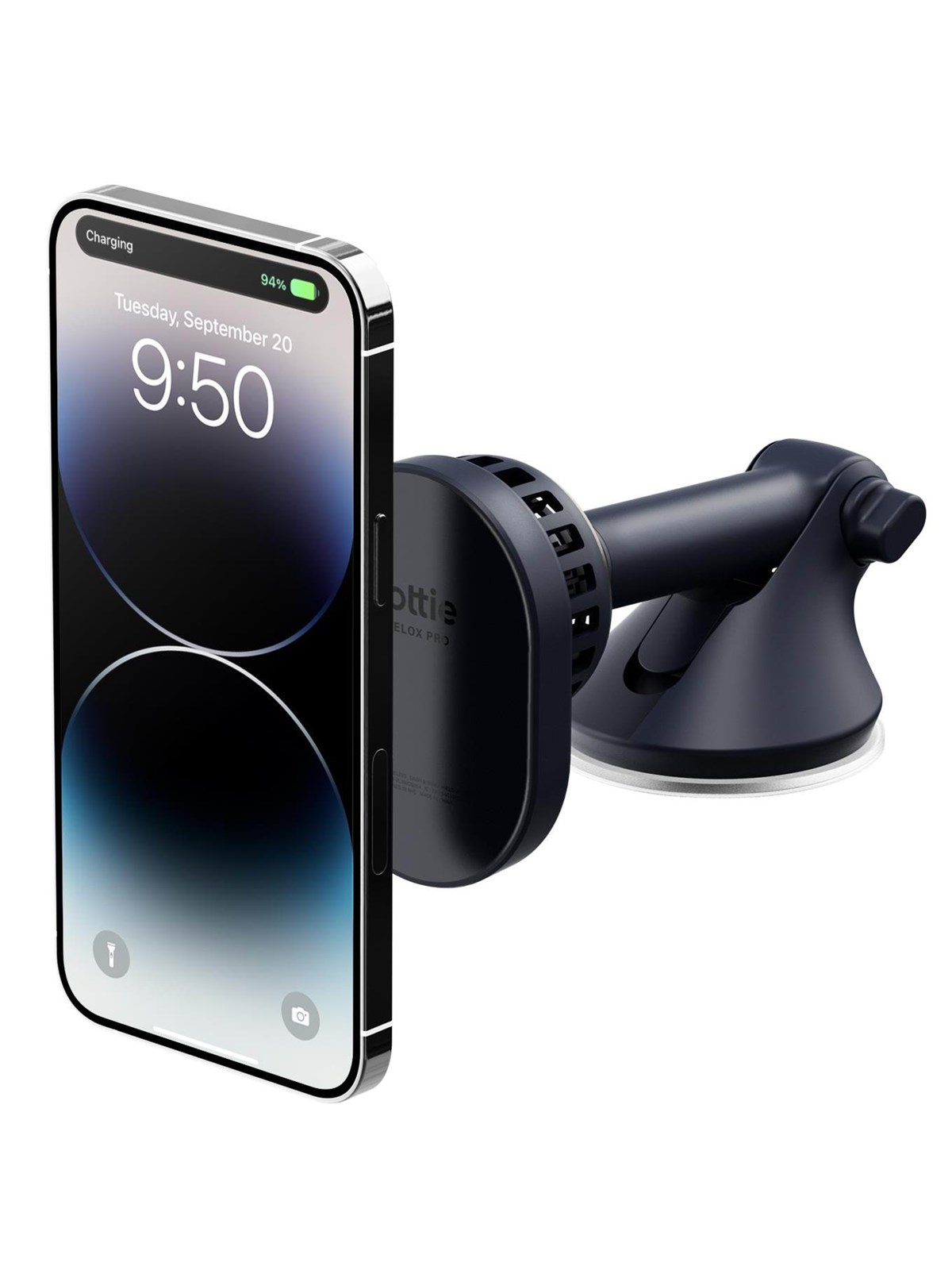 iOttie Velox Pro MagSafe Magnetic Wireless CryoFlow Cooling Dash & Windshield Car Mount