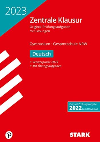 STARK Zentrale Klausur Gymnasium NRW 2023 - Deutsch - Preis vom 30.09.2026 22:30:23 h