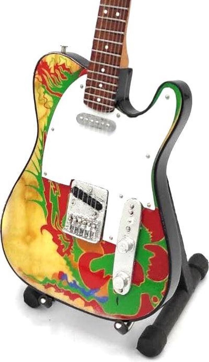 Miniatuur replica Fender Telecaster gitaar Jimmy Page Led Zeppelin