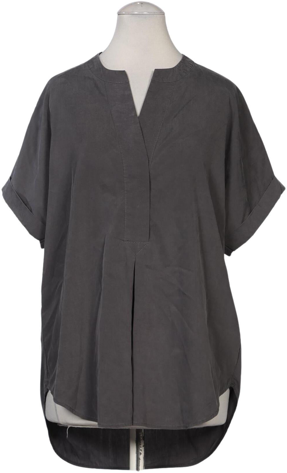 Peter Hahn Damen Bluse, Grau, Gr. EU 40, Modal / Synthetik - Second Hand