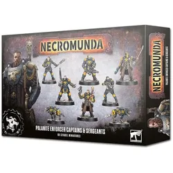 Games Workshop Necromunda : Palanite Enforcer Captains & Sergents (Kunststoff)