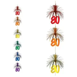 Feuerwerk Girlande Zahl 80