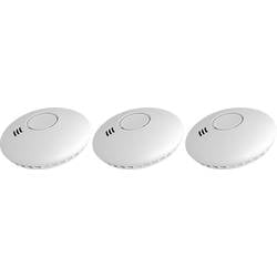 Cordes Haussicherheit Funk-Rauchwarnmelder 3er Set vernetzbar batteriebetrieben (Ø x H) 108 mm x 34 mm CC-80-3