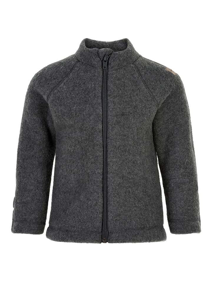 mikk-line Wolljacke in Dunkelgrau - 116