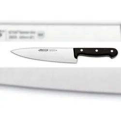 Arcos Serie Universal - Kochmesser - Klinge Nitrum Edelstahl 200 mm - HandGriff Polyoxymethylen (POM) Farbe Schwarz