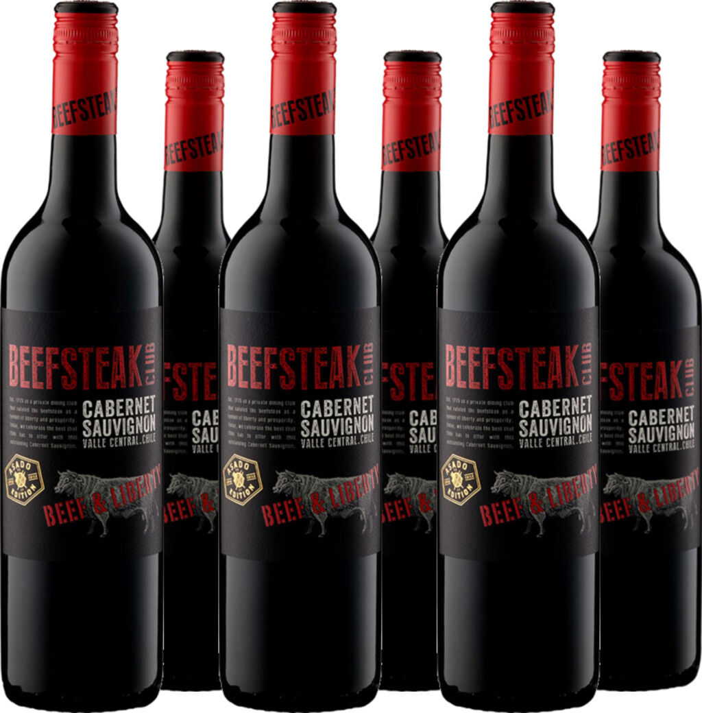 6er Vorteilspaket Beef & Liberty Cabernet Sauvignon 2020 Beefsteak Club