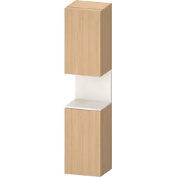 Duravit Collection One Hochschrank, Türanschlag links, 400x360x1760mm, Nische Weiß Supermatt, QA1346L84300010, Farbe: Eiche Natur/mit Nischenbeleuchtung