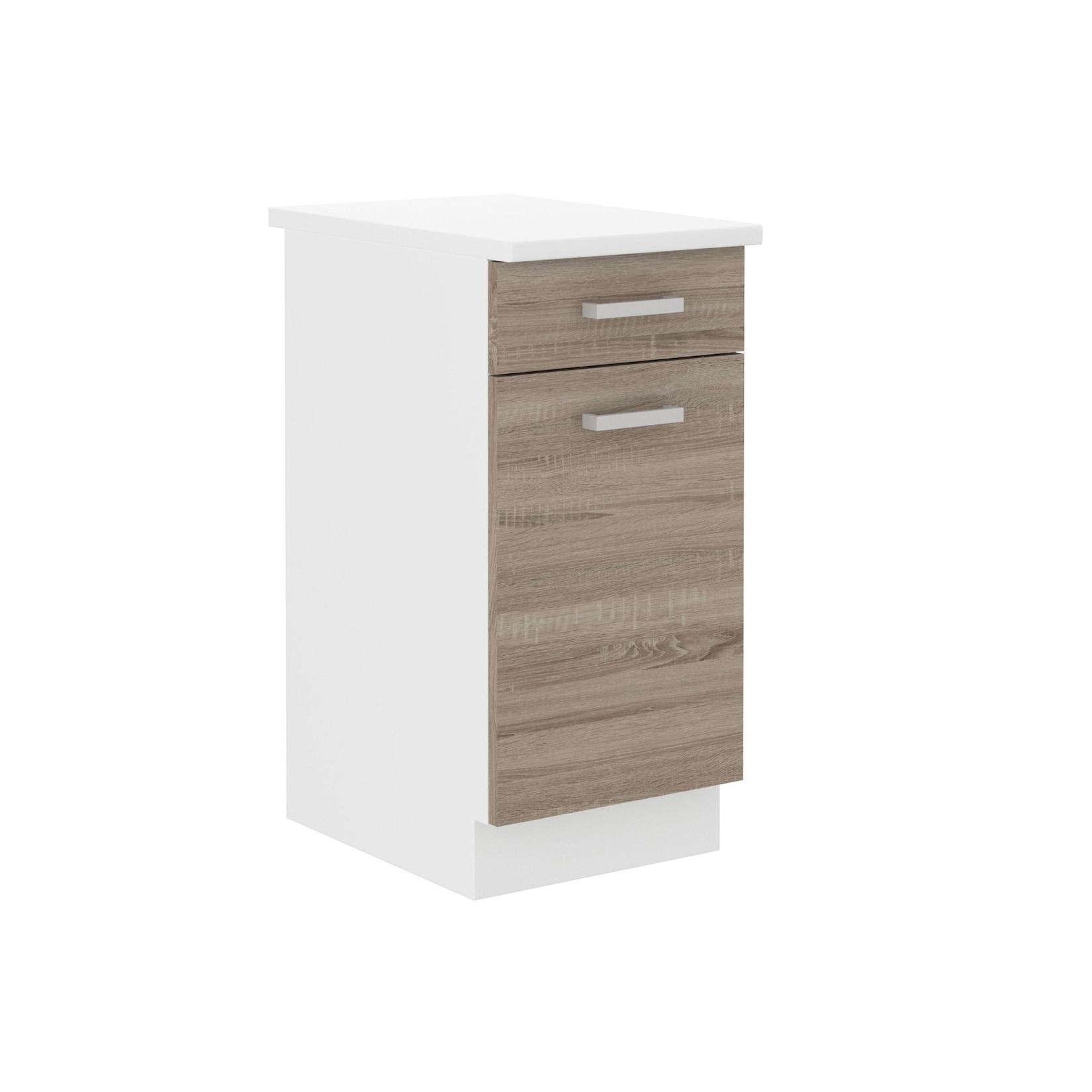 Küchen Unterschrank 40 cm für das Modell „Dave 240 Eiche Sonoma Trüffel“