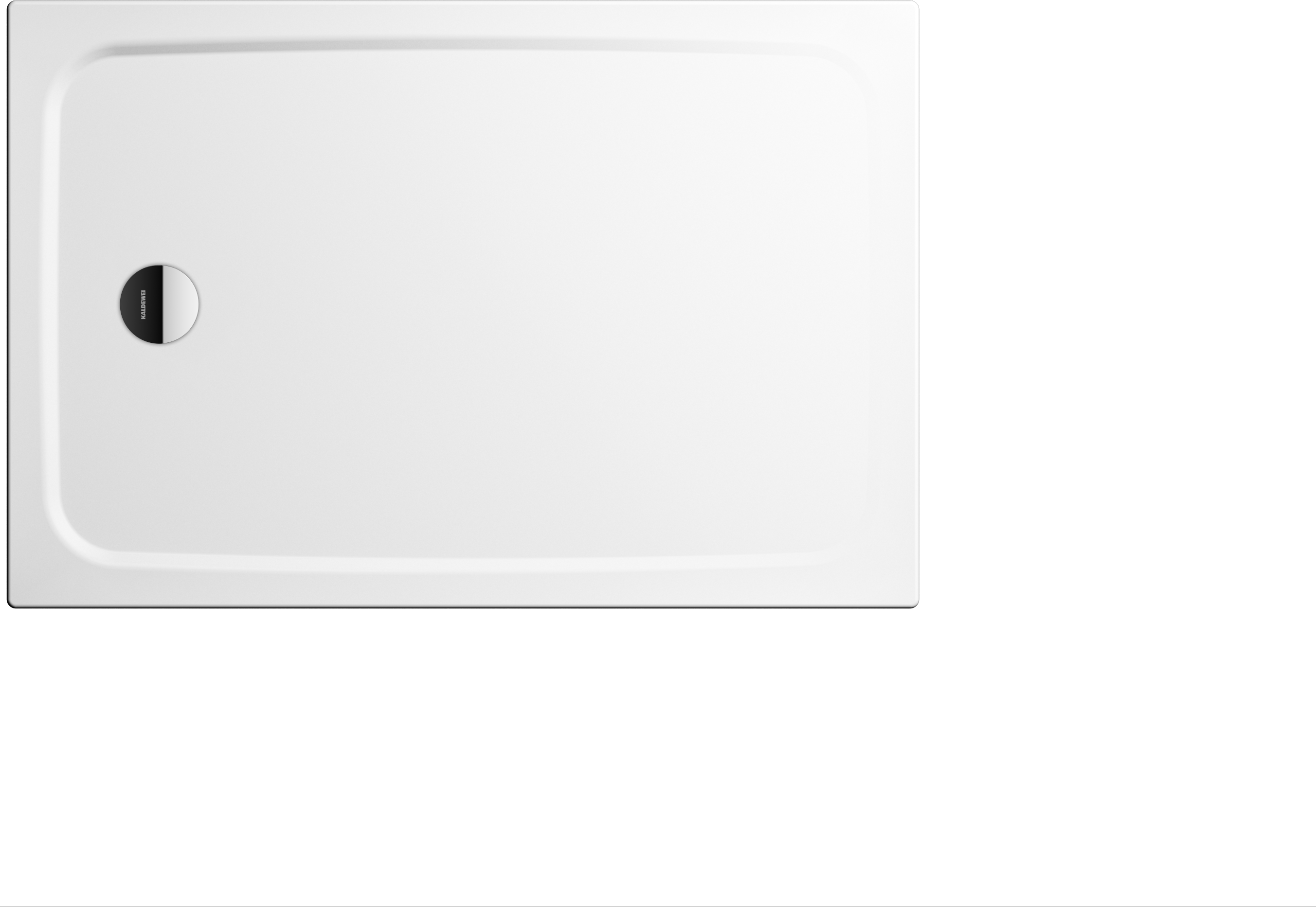 Kaldewei Cayonoplan douche 362200010728 80x120x1.8cm, coquillage crème mat
