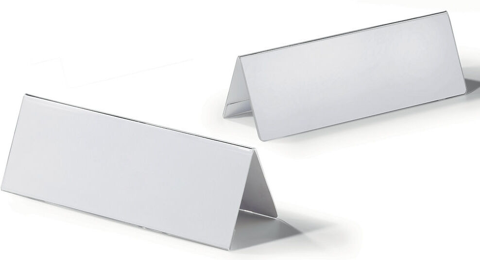 Tischnamensschild aus Acryl, HxB 105/210 x 297 mm, VE 10 Stk, Dachform DURABLE