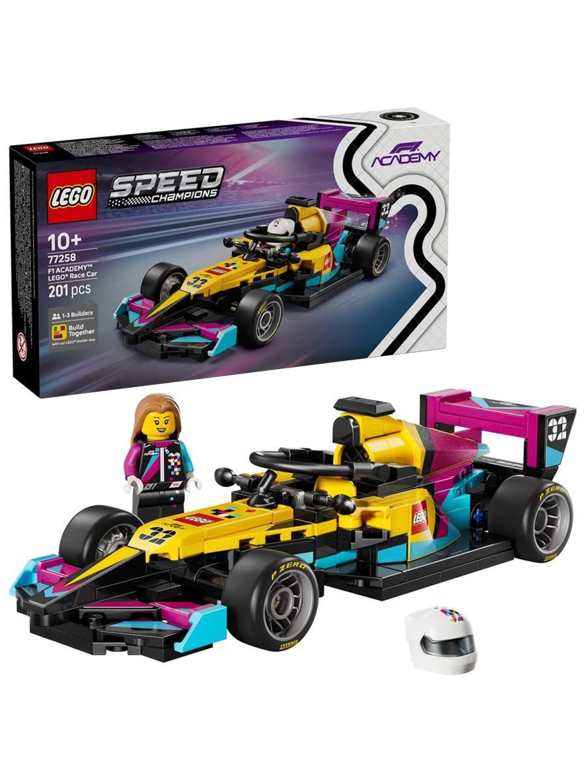 LEGO Speed Champions 77258 F1 ACADEMY Rennwagen