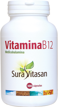 Sura Vitasan Vitamin B12 Methylcobalamin 500 mcg 100 Capsules