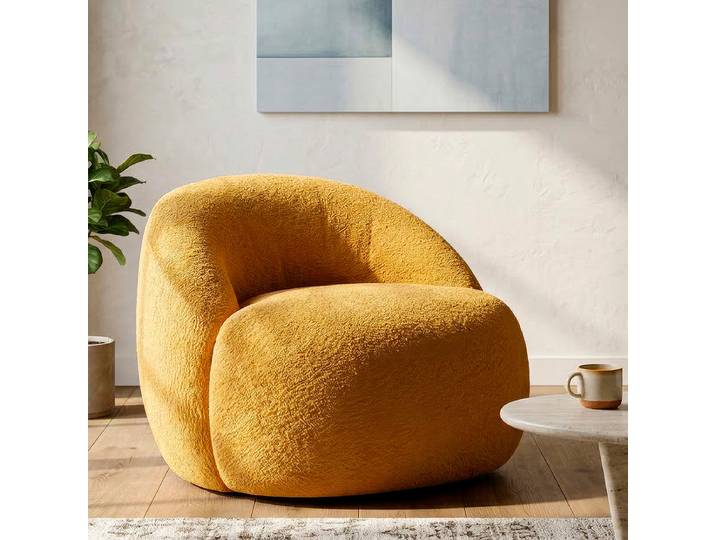 Fauteuil Tayla Jaune moutarde