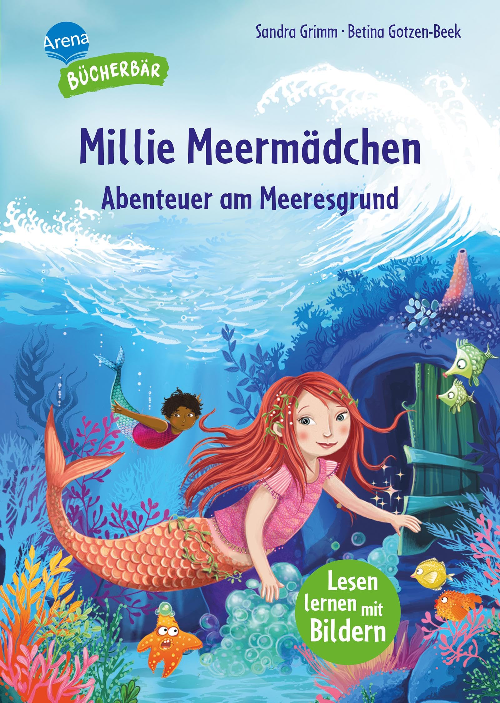 Sandra Grimm - Millie Meermädchen. Abenteuer am Meeresgrund: Der Bücherbär. Lesen lernen mit Bildern. Zum Vor- und Mitlesen. Bilder ersetzen Hauptwörter - Preis vom 07.10.2026 11:45:10 h