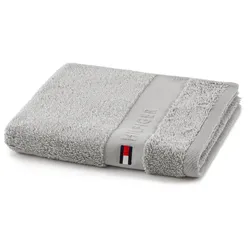 Gästetuch TOMMY HILFIGER LEGEND (LB 60x40 cm) - silber - LB 60x40 cm
