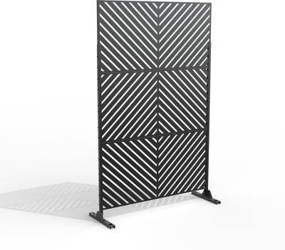 Uixe Free Standing Decorative Outdoor Privacy Screen